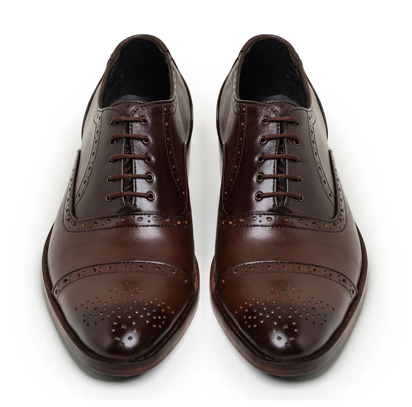 Brown Oxford brogue