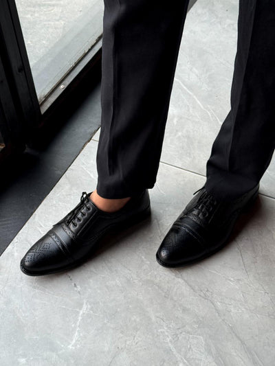 Black Oxford brogue