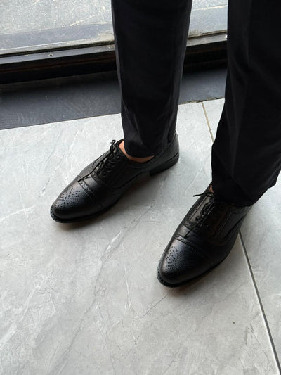 Black Oxford brogue